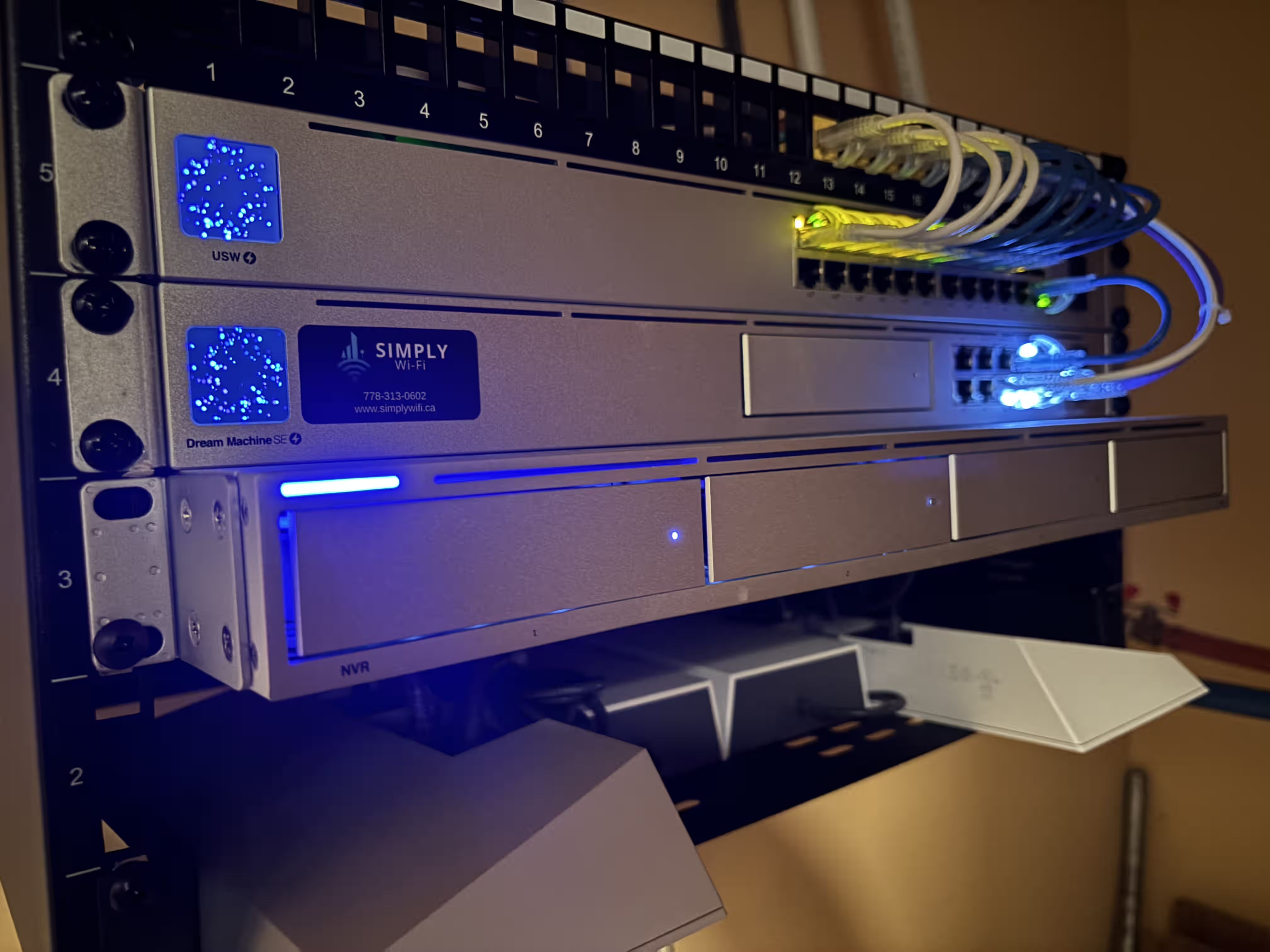 Simply Telecom system rack on YouTube